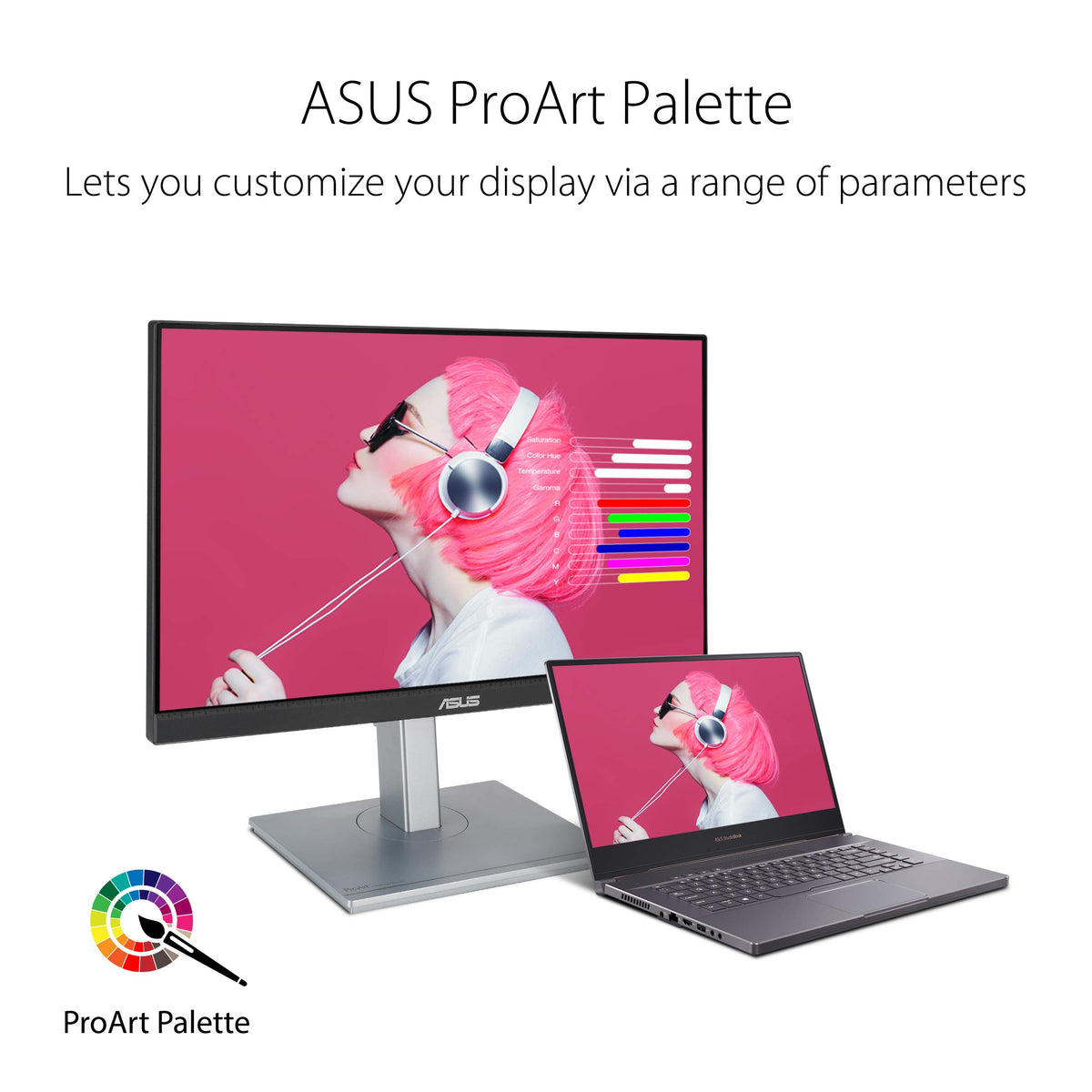 ASUS ProArt PA247CV HDMI and DisplayPort ports for versatile connections.