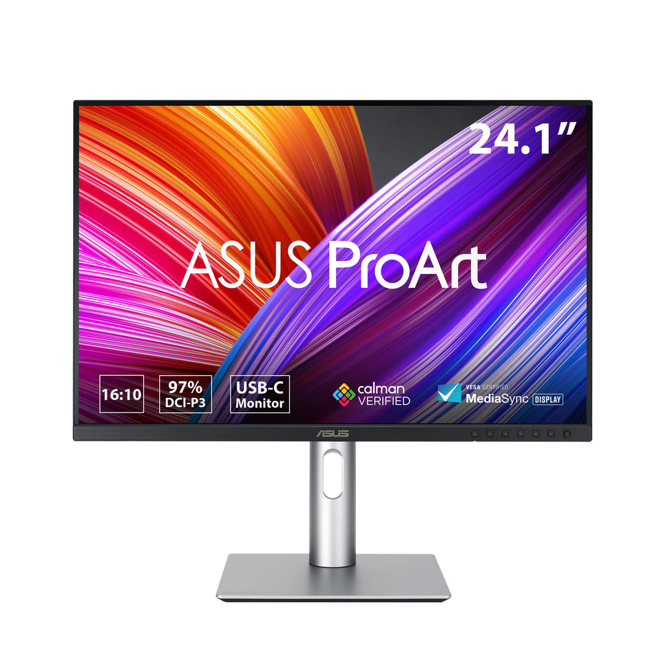 ASUS ProArt PA248CRV front view for color-critical editing and clean workflow