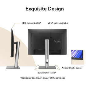 ASUS ProArt PA248QFV color accuracy close-up showing Delta E under 2
