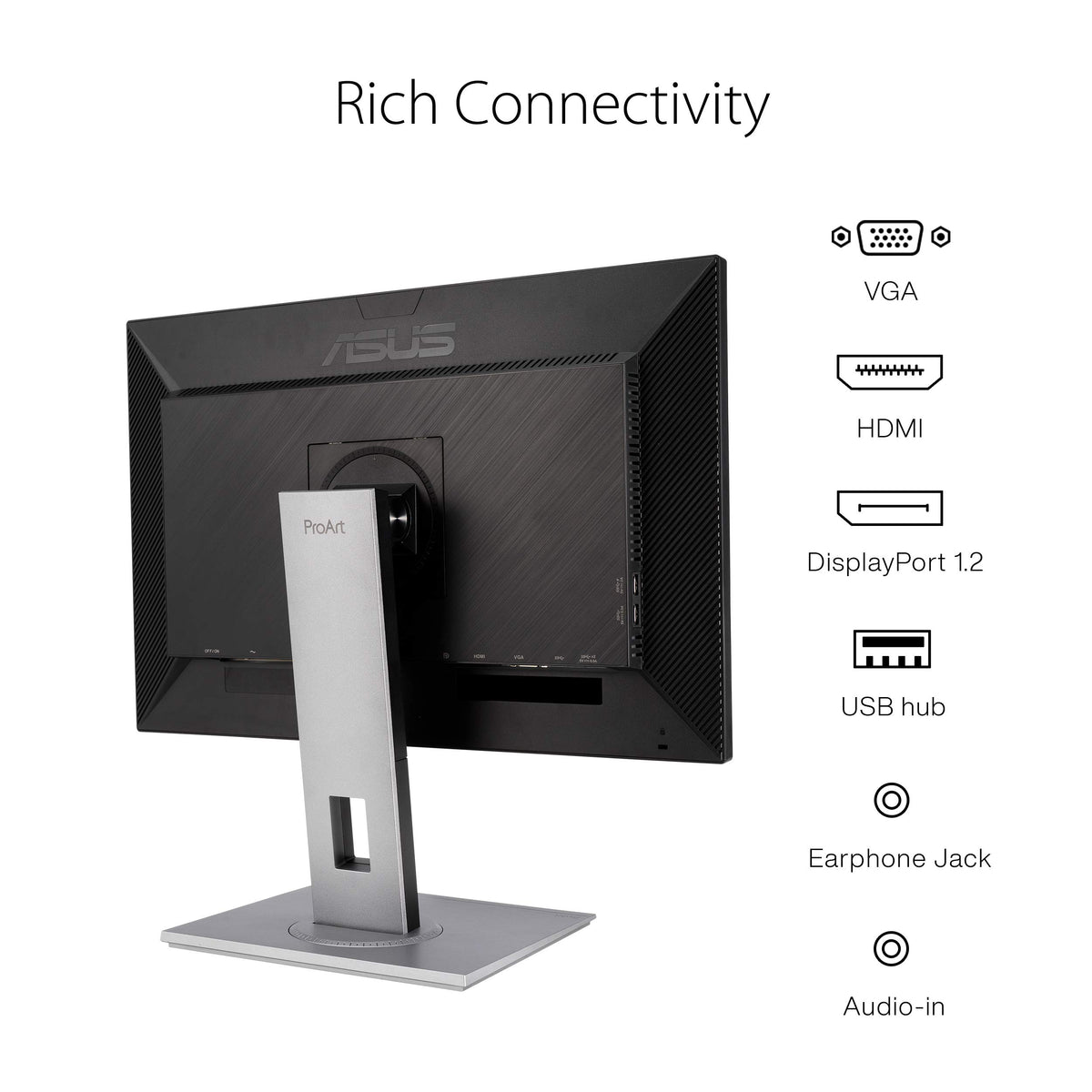 Calman Verified color accuracy supports consistent visuals for creative tasks.