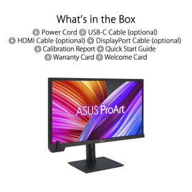 PA24US wide color gamut 99% Adobe RGB, 95% DCI-P3.