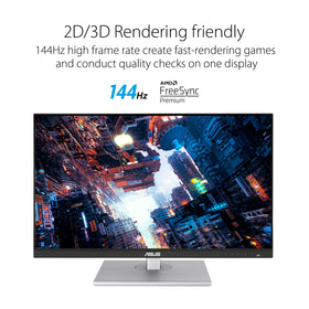 PA278CGV rear ports and USB-C connectivity for clean setup