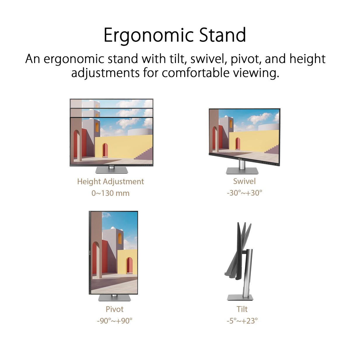 HDR-ready 4K panel with wide gamut enhances color depth for editing.