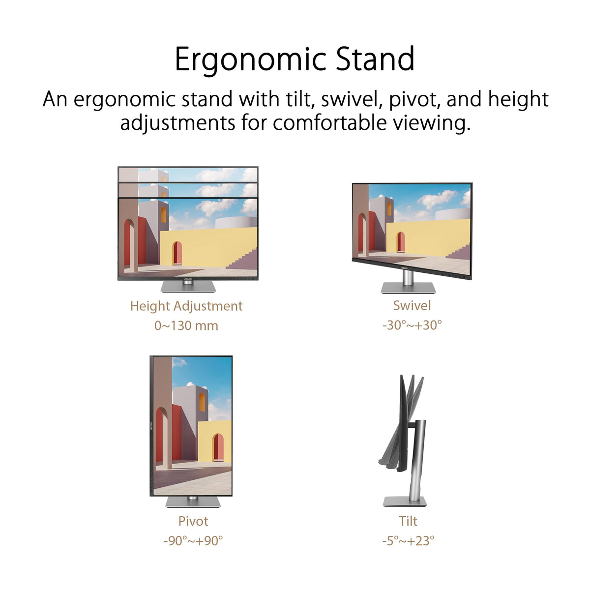 Asus ProArt PA329CRV HDR display showcasing vivid contrast.