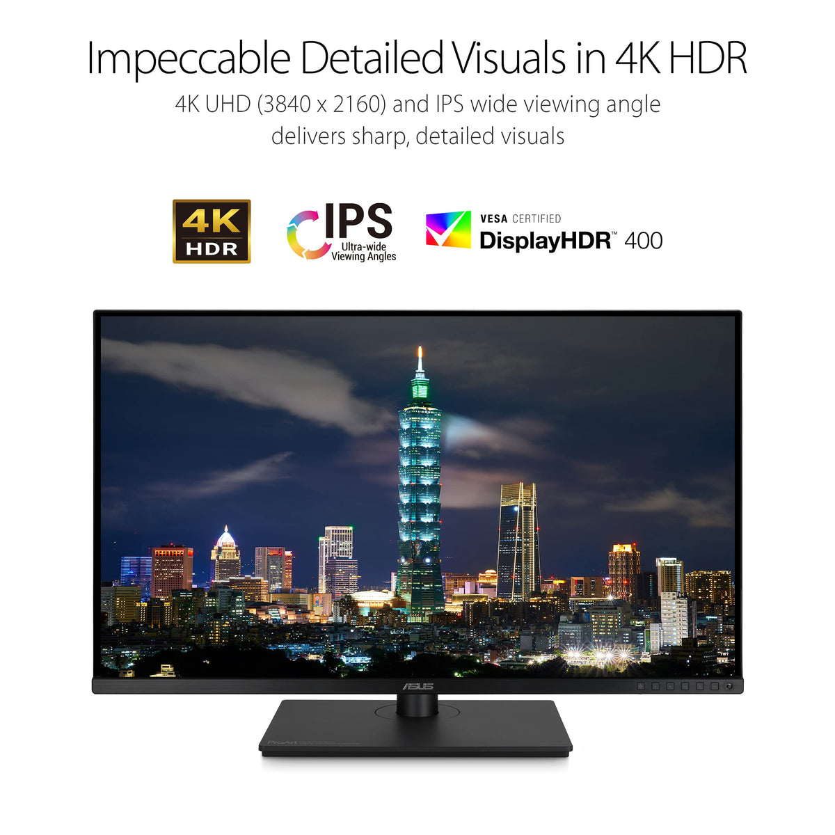 Asus ProArt PA329CV color coverage with 100% sRGB and Rec.709 for accurate reproduction.