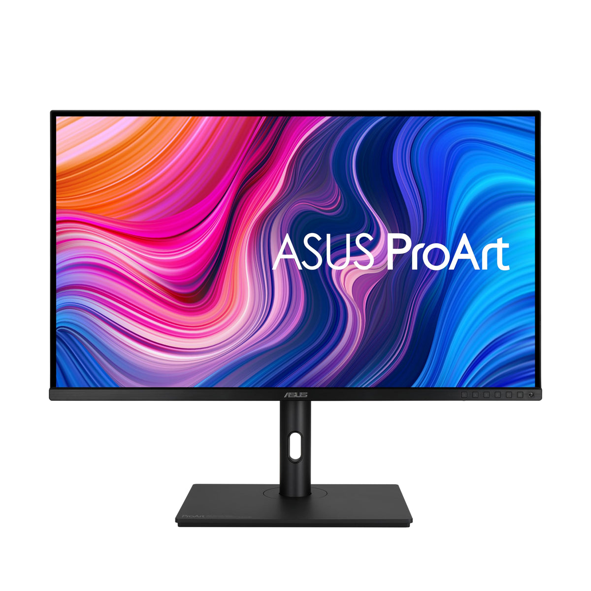Asus ProArt PA329CV front view shows 4K clarity ideal for color work.