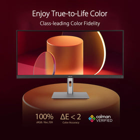 ASUS ProArt PA34VCNV Calman Verified display with Delta E under 2.