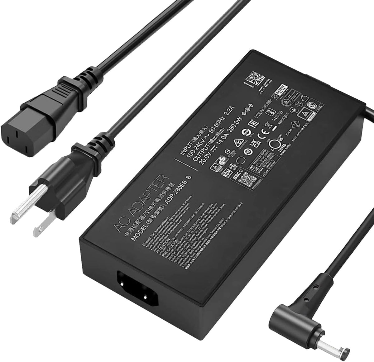 ASUS ROG ADP-280BB charger universal compatibility covers multiple ASUS laptops
