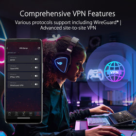 ASUS ROG GT-BE98 Pro VPN-ready security with no subscription