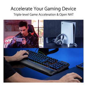 ASUS ROG GT6 coverage up to 5,800 sq ft with nine antennas.