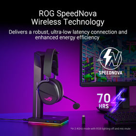 ASUS ROG Pelta quick charge delivers hours of gameplay from a 15-minute boost.