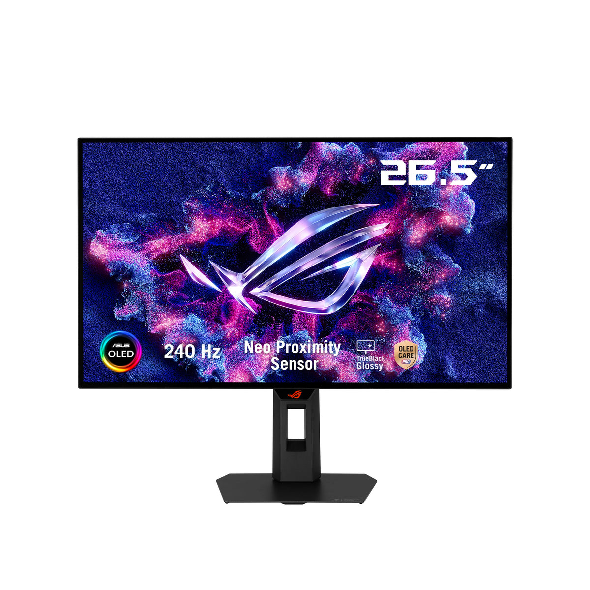ASUS ROG Strix 27 OLED monitor with 240 Hz for ultra-smooth gaming action.