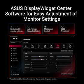 ASUS ROG Strix OLED panel showing color accuracy and HDR readiness