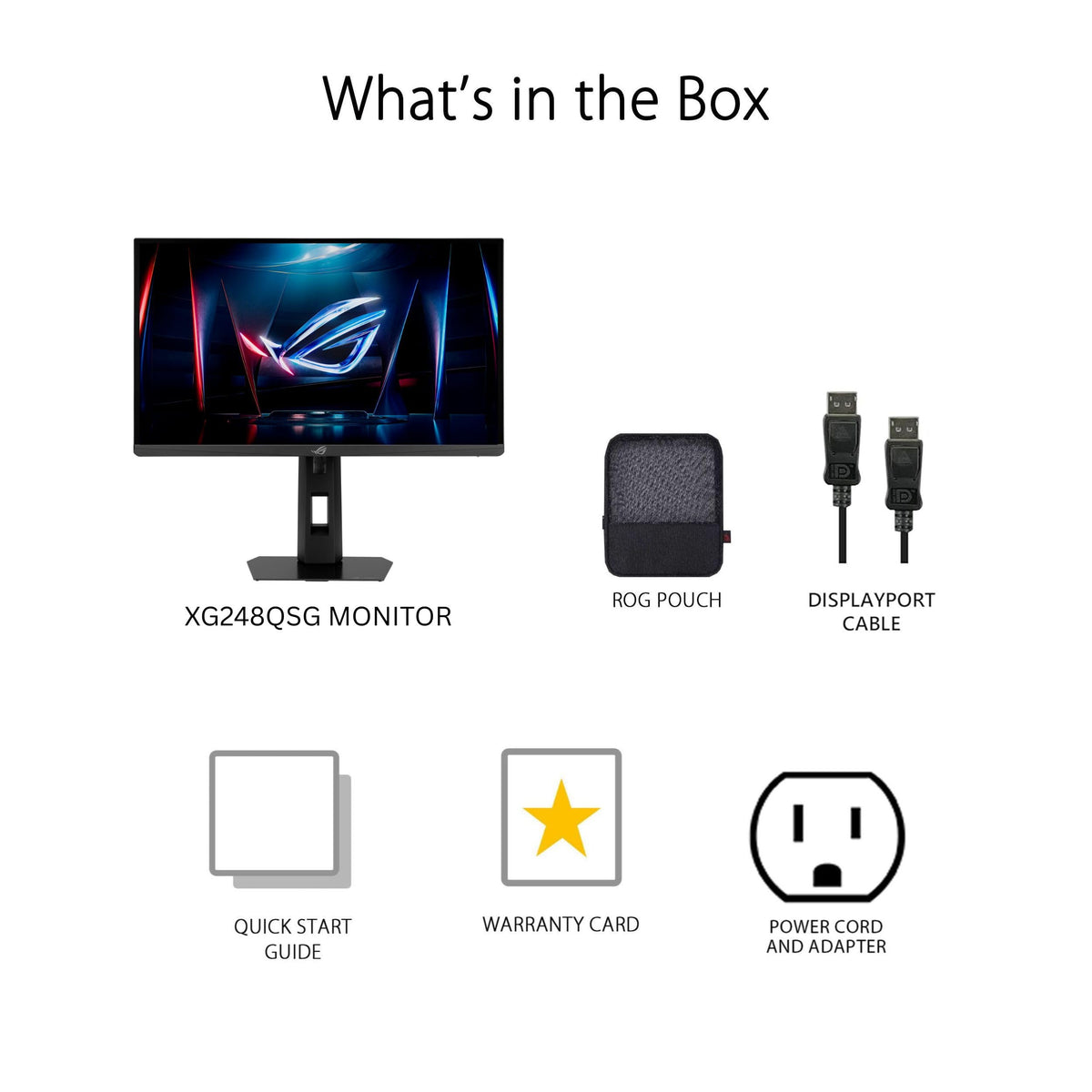 ASUS ROG Strix Ace 24 HDMI 2.1 connectivity enables responsive console or PC gaming.