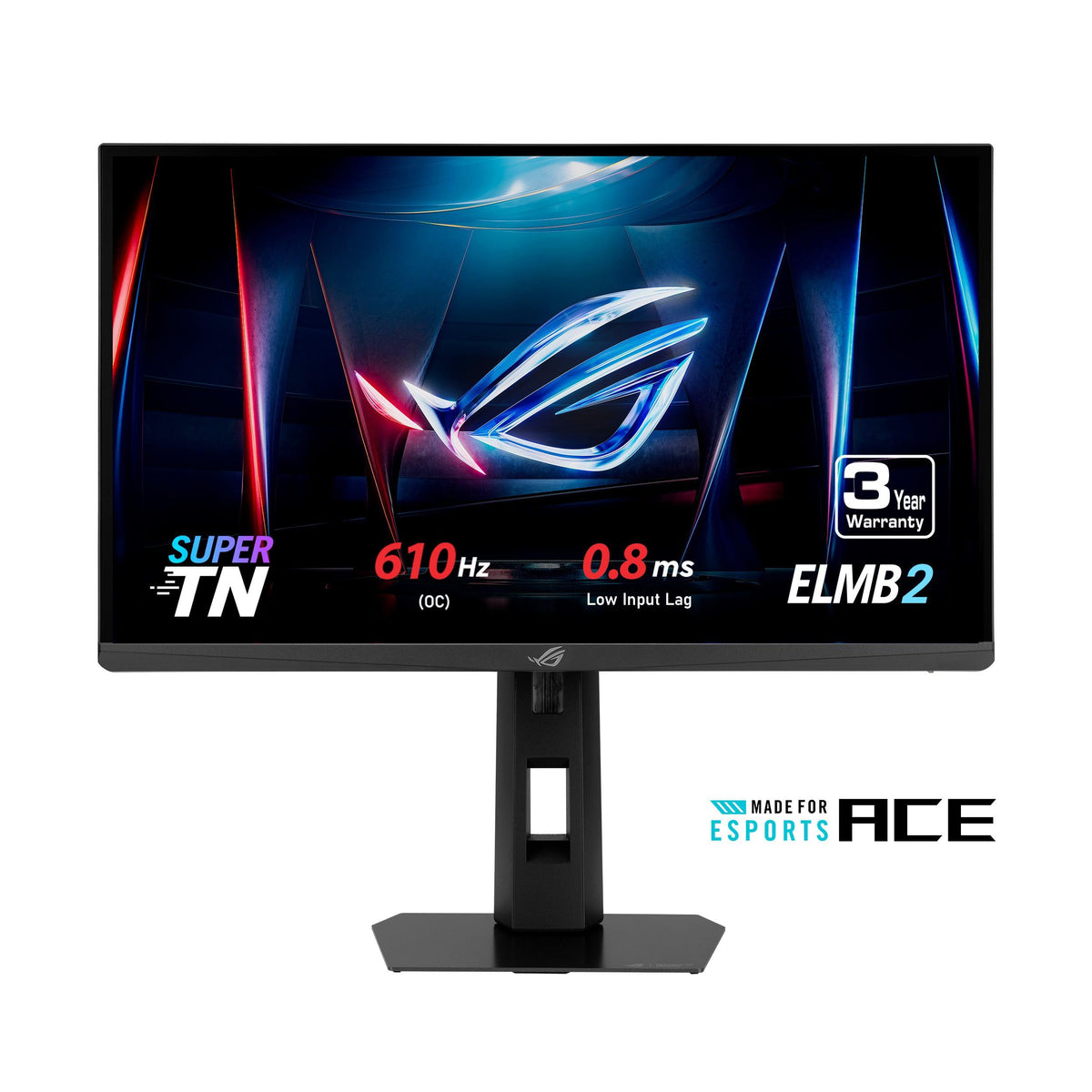 ASUS ROG Strix Ace 24 tripod socket offers flexible mounting options.