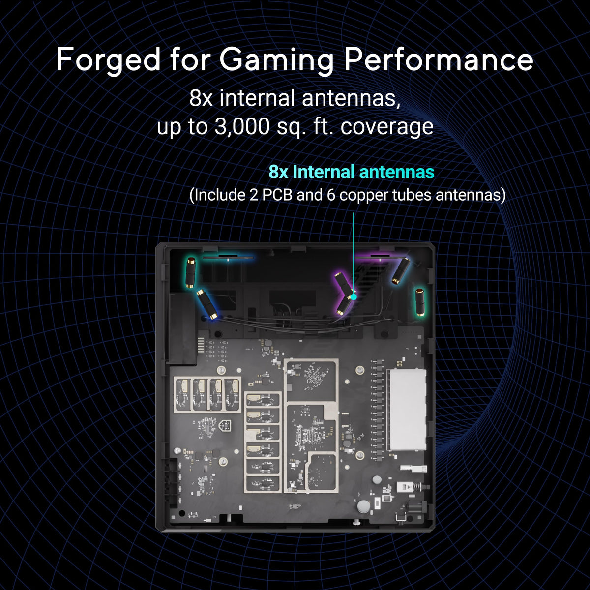 ASUS ROG Strix GS-BE12000 quad-core-cpu ensures responsive performance.