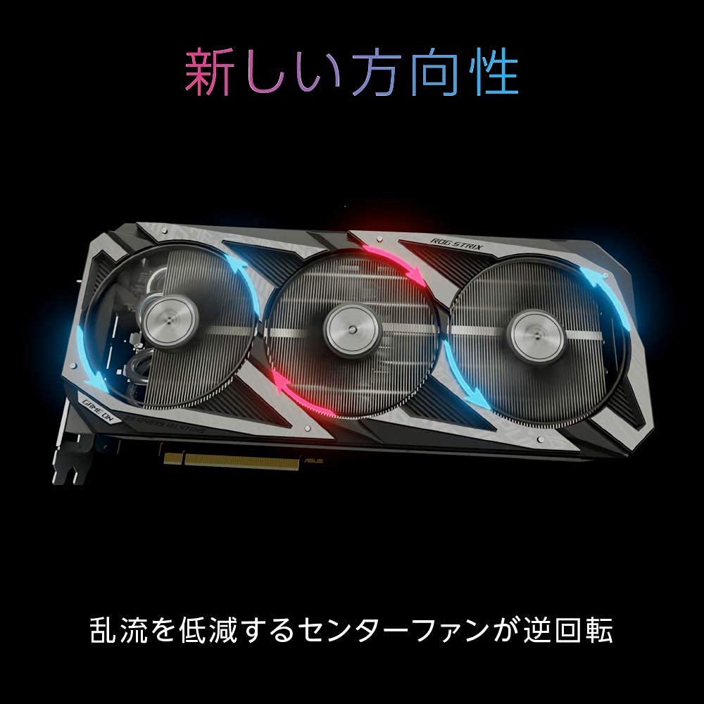 ASUS ROG Strix RTX 3090 OC Edition top view highlights robust power design