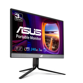 ASUS ROG Strix XG17AHP front view ready for portable gaming