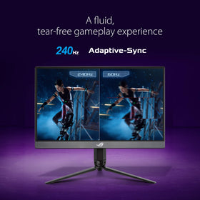 ASUS ROG Strix XG17AHP IPS panel close-up with vibrant colors