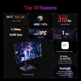 ASUS ROG Strix XG259CMS side ports show flexible connectivity