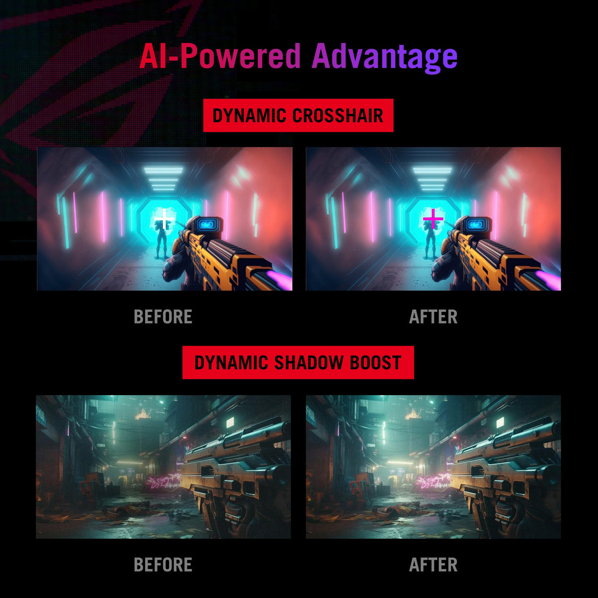 ASUS ROG Strix XG259QNS ELMB Sync technology for smooth motion clarity