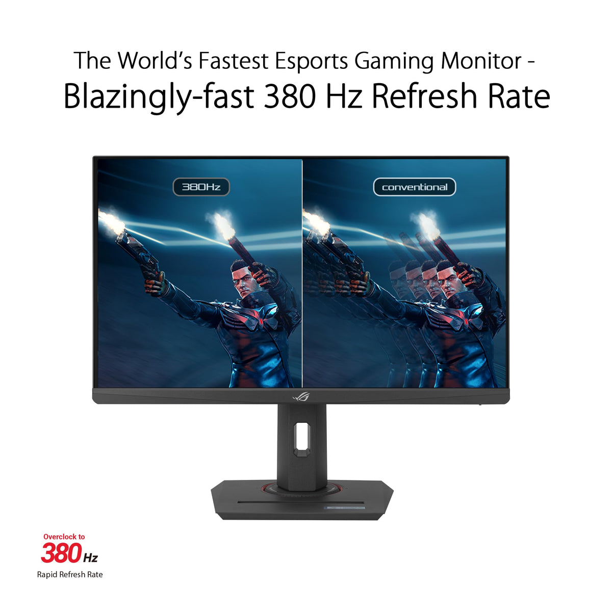 ASUS ROG Strix XG259QNS side profile highlights slim design and screen clarity