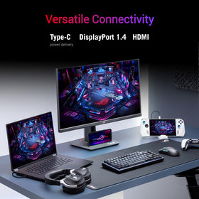 ASUS ROG Strix XG279CNS ELMB Sync minimizes motion blur for crisp visuals.
