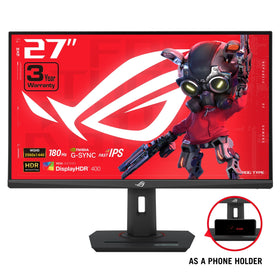 ASUS ROG Strix XG27ACS IPS panel close-up with vivid colors