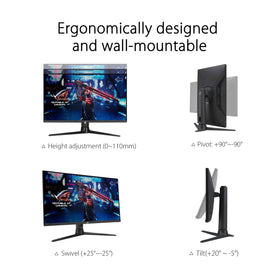 ASUS ROG Strix XG27AQMR G-SYNC FreeSync reduces tearing for smooth play