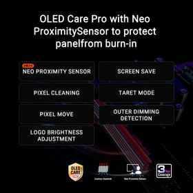 ASUS ROG Strix XG27AQWMG 99.5% DCI-P3 coverage ensures vivid colors.
