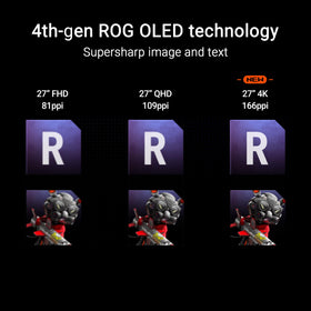 ASUS ROG Strix XG27UCDMG side bezel highlight for immersive display
