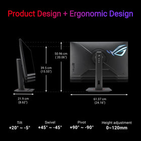 ASUS ROG Strix XG27UCG color gamut coverage for vivid visuals and uniformity