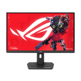 ASUS ROG Strix XG27UCG front view showing 4K clarity and vibrant colors