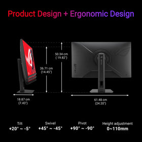 ASUS ROG Strix XG27UCSR DisplayWidget Center simplifies on-screen adjustments.