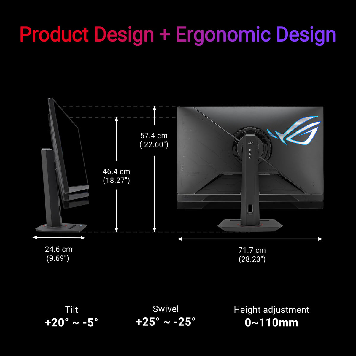 ASUS ROG Strix XG32UCG USB-C DP Alt Mode simplifies setup