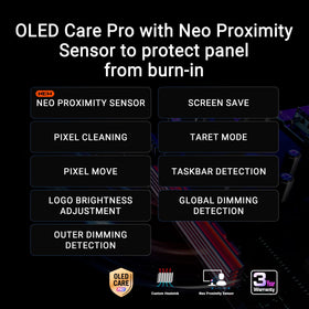 Neo Proximity Sensor on ASUS ROG Strix XG32UCWG protects panel when away