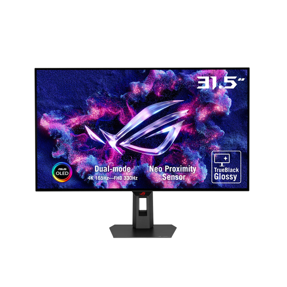 ASUS ROG Strix XG32UCWG with TrueBlack glossy panel for sharp 4K visuals