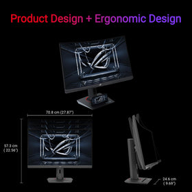 ASUS ROG Strix XG32WCS 90% DCI-P3 color for richer tones.
