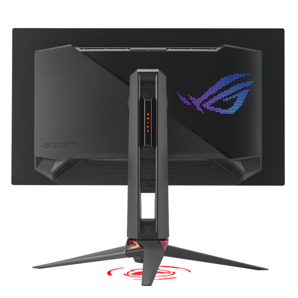 ASUS ROG Swift 27-inch QD-OLED packaging and accessories included.