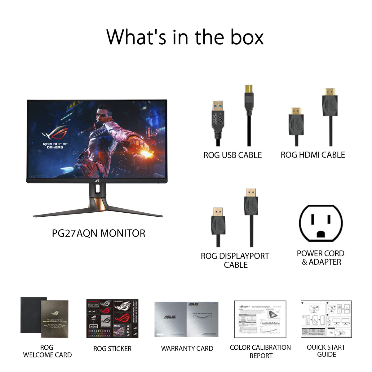 ASUS ROG Swift 360Hz 27 monitor unboxing ready for setup