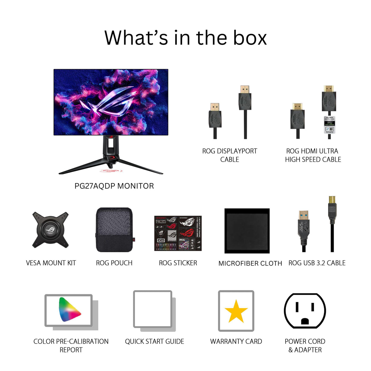 ASUS ROG Swift OLED PG27AQDP color demo highlighting vivid HDR-like depth