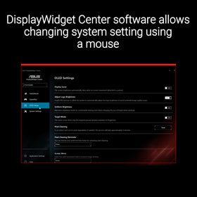 ASUS ROG Swift PG27AQDM-R 99% DCI-P3 delivers vibrant HDR-like colors.