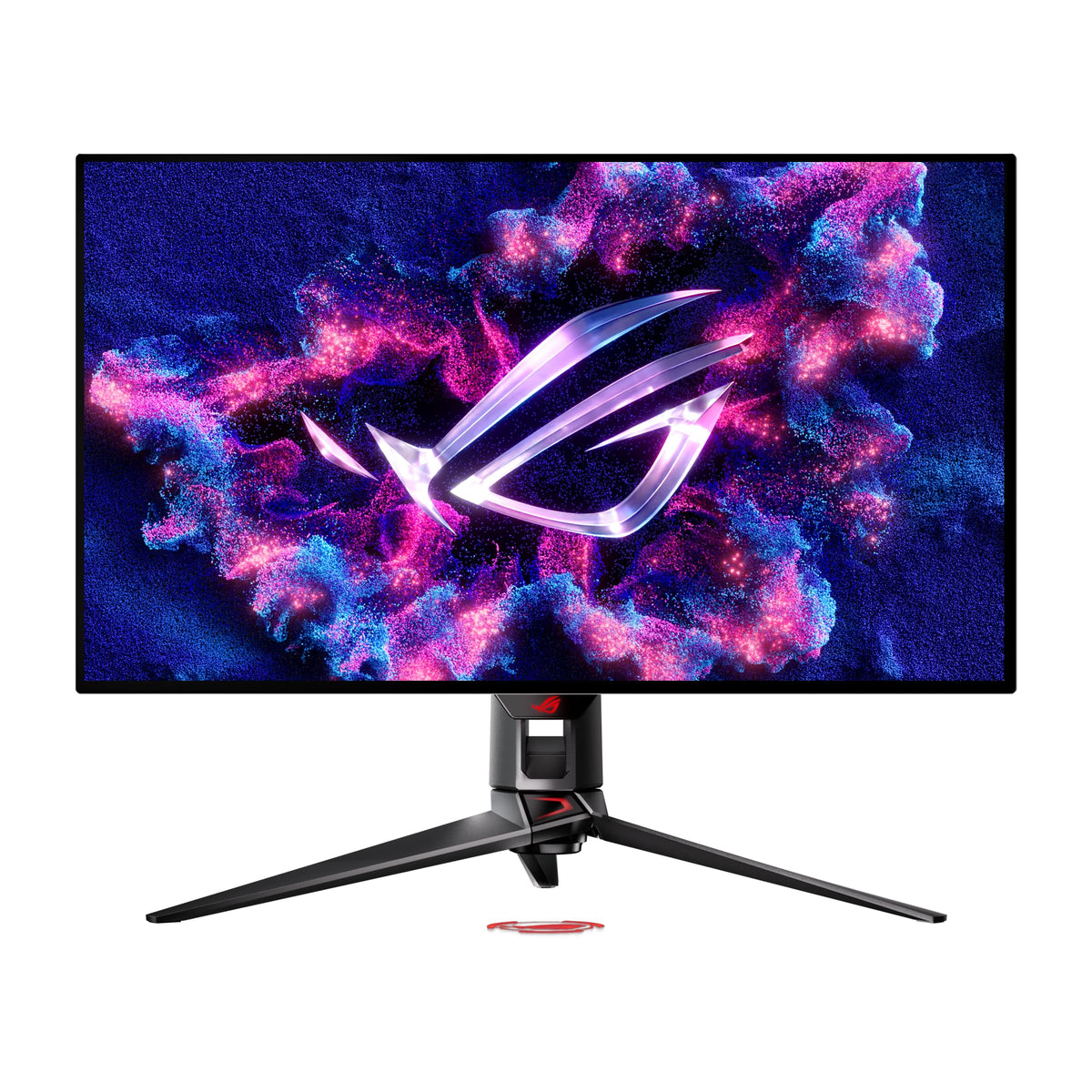 ASUS ROG Swift PG32UCDP 4K WOLED display delivers vibrant colors and deep blacks for gaming.