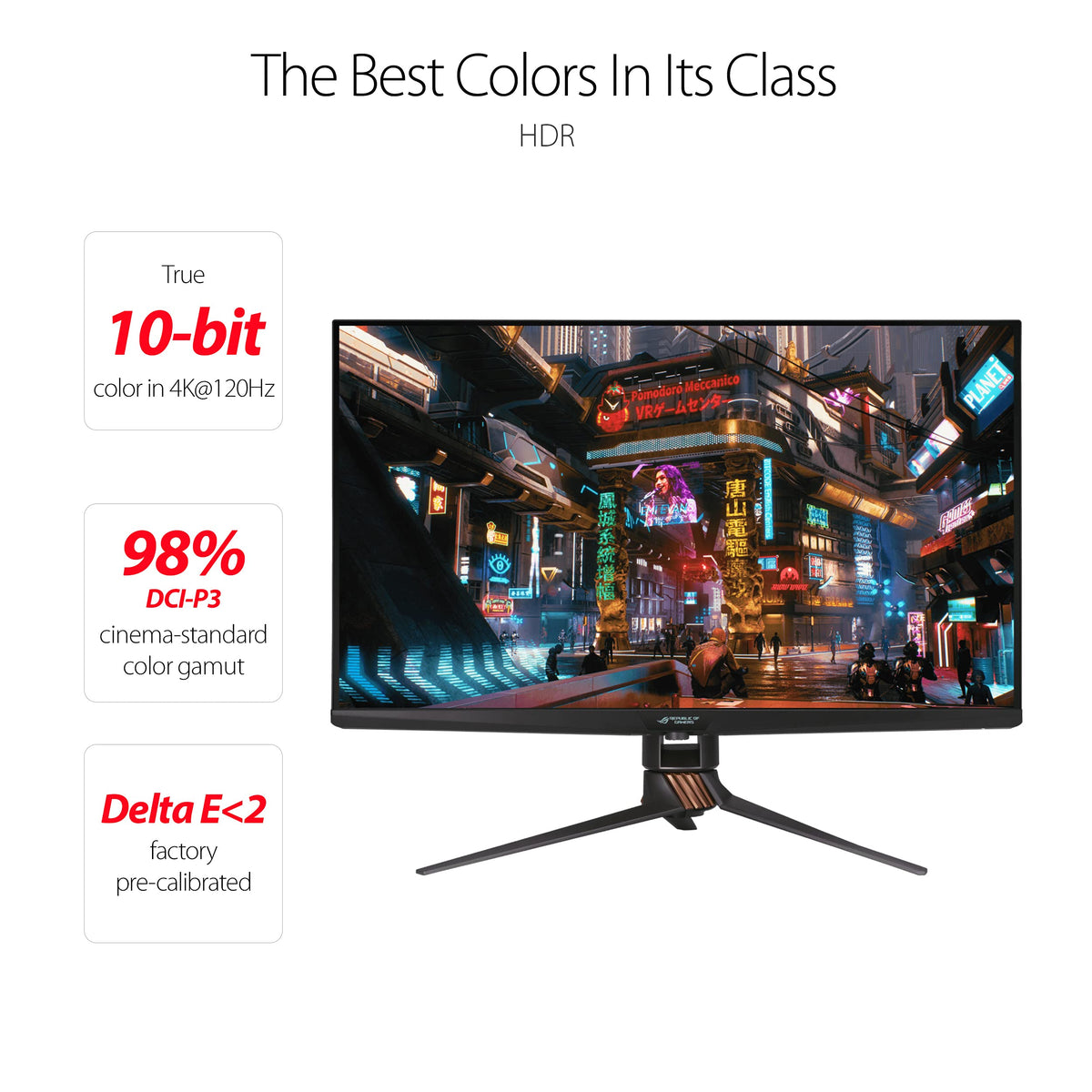 ASUS ROG Swift PG32UQX mini-LED dimming enhances contrast in dark scenes