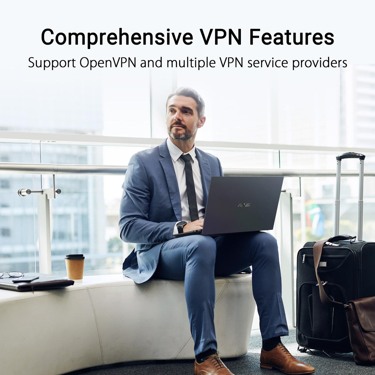 ASUS RT-AX50 Go private hotspot for shared hotel connections