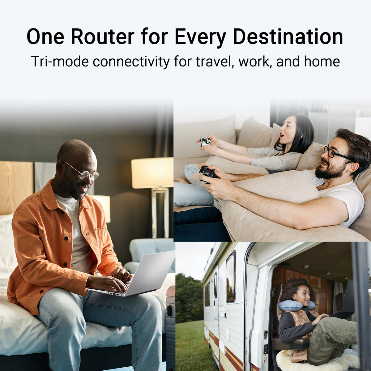 ASUS RT-AX57 GO in WISP mode for secure access to public WiFi