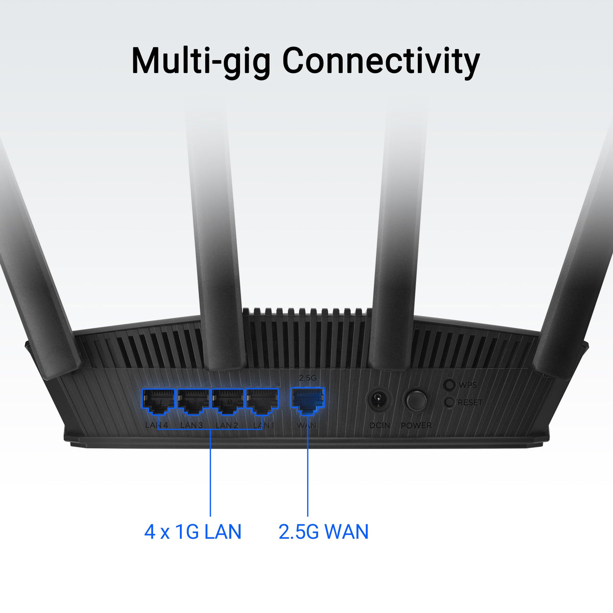 ASUS RT-BE55 three SSIDs setup for IoT and parental controls.