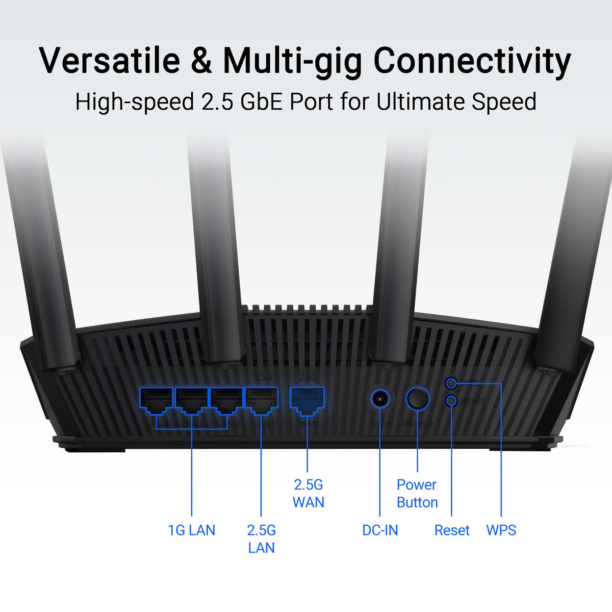 ASUS RT-BE59 WiFi 7 label signaling high speed mesh capability