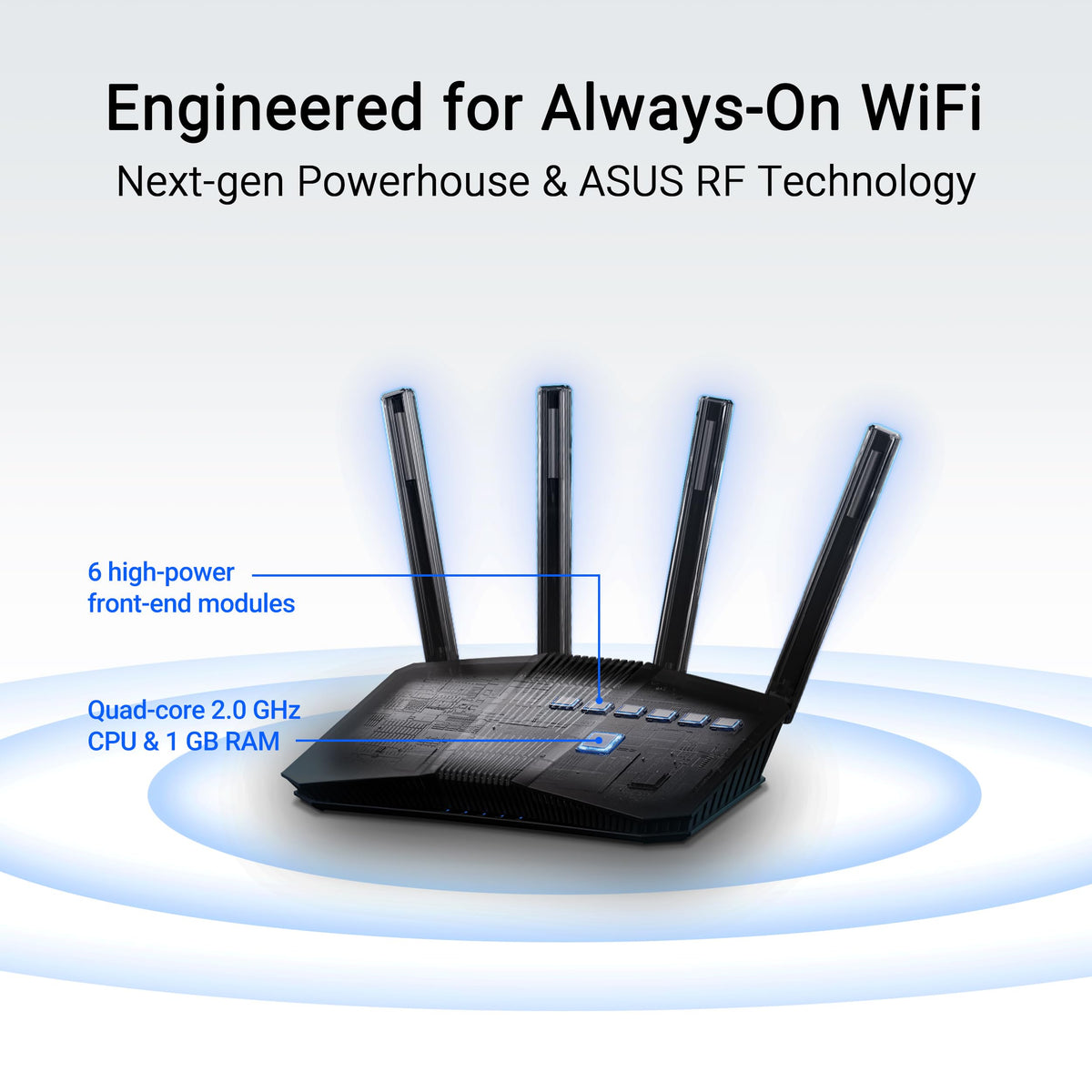 ASUS RT-BE82U multi-link operation keeps devices stable by using multiple bands.