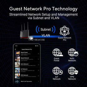ASUS RT-BE86U remote management for convenient control